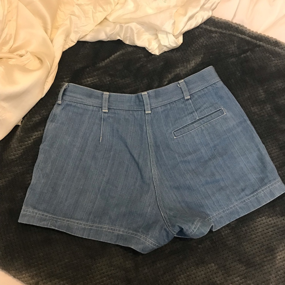 100% organic cotton Amour Vert denim shorts